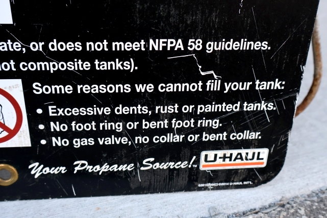 画像8: dp-251008-43 U-HAUL 2014 PROPANE STATION SIGN