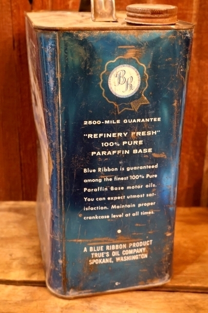 画像7: dp-251008-87 Blue Ribbon MOTOR OIL 2 U.S. Gallons Can