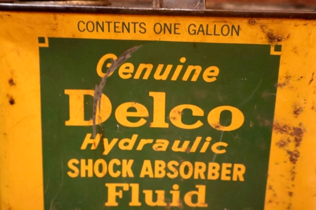 画像2: dp-251008-58 Genuine Delco / Late 1940's Hydraulic SHOCK ABSORBER Fluid One U.S. Gallos Can