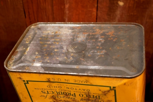 画像9: dp-251008-58 Genuine Delco / Late 1940's Hydraulic SHOCK ABSORBER Fluid One U.S. Gallos Can