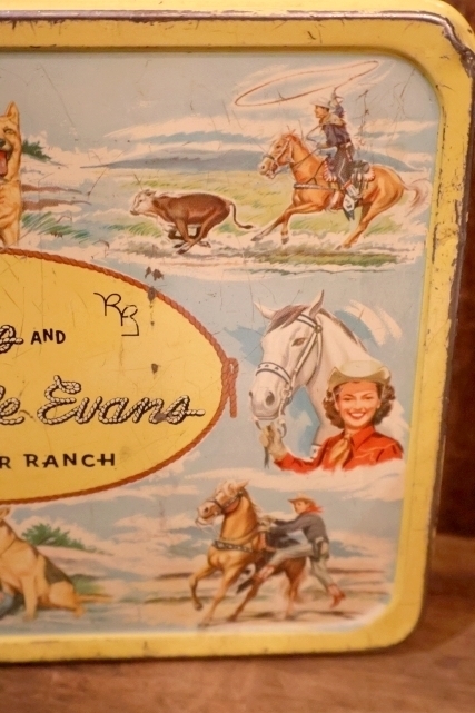 画像4: ct-251105-20 Roy Rogers and Dale Evans / THE AMERICAN THERMOS BOTTLE CO. 1953 Metal Lunch Box