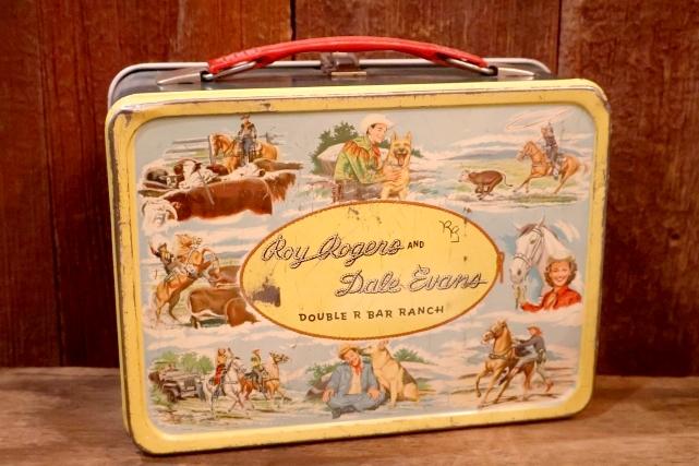 画像1: ct-251105-20 Roy Rogers and Dale Evans / THE AMERICAN THERMOS BOTTLE CO. 1953 Metal Lunch Box