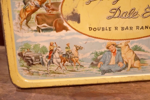 画像3: ct-251105-20 Roy Rogers and Dale Evans / THE AMERICAN THERMOS BOTTLE CO. 1953 Metal Lunch Box