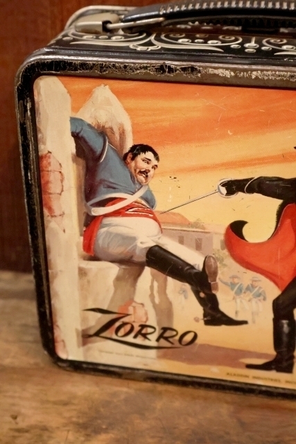 画像5: ct-251105-19 The Mask of Zorro / ALADDIN 1958 Metal Lunch Box w/ Bottle