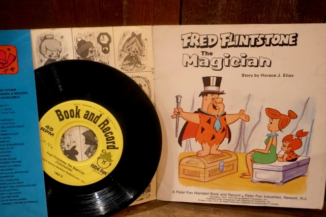 画像4: ct-251105-17 FRED FLINTSTONE The Magician / Peter Pan 1974 Book and Record