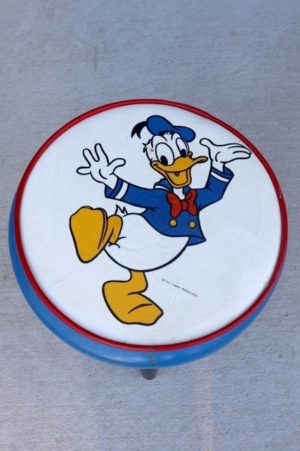 画像1: ct-251105-03 Donald Duck 1960's Kid's Stool