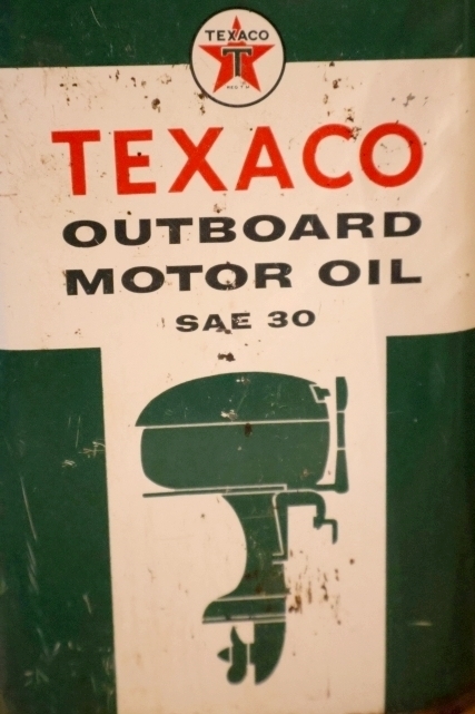 画像2: dp-251201-10 TEXACO 1950's OUTBOARD MOTOR OIL ONE U.S. QUART CAN
