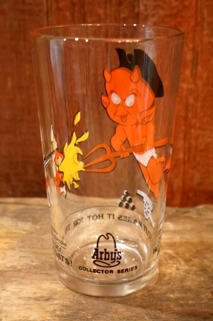 画像5: gs-251201-01 Hot Stuff / Arby's 1970's Novelty 11 oz. Glass