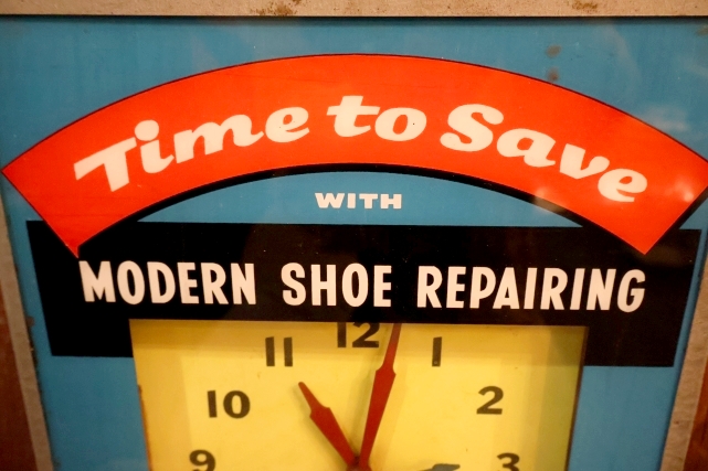 画像8: dp-251201-01 CAT'S PAW CAT-TEX / 1950's Advertising Lighted Clock