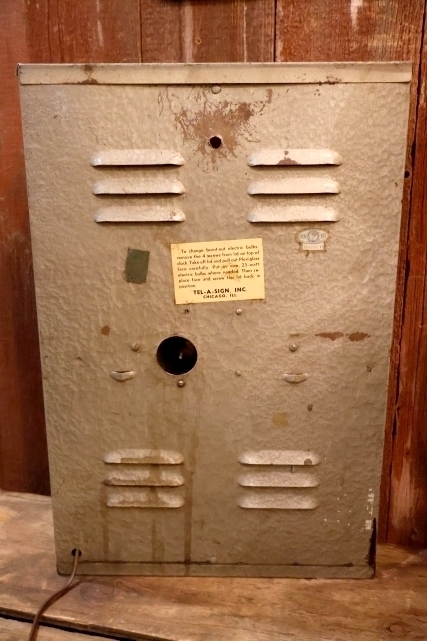 画像13: dp-251201-01 CAT'S PAW CAT-TEX / 1950's Advertising Lighted Clock