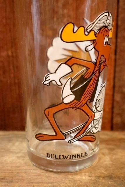 画像2: gs-251201-14 Bullwinkle / Arby's 1970's Novelty 11 oz. Glass