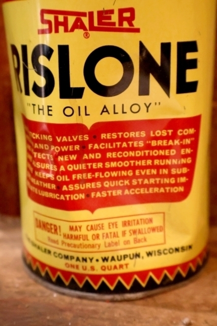 画像2: dp-251008-87 SHALER RISLONE "THE OIL ALLOY" One U.S. Quart Can