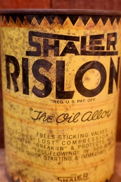 画像2: dp-251008-87 SHALER RISLONE "The Oil Alloy" One U.S. Quart Can