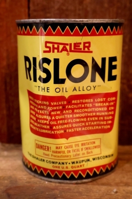 画像1: dp-251008-87 SHALER RISLONE "THE OIL ALLOY" One U.S. Quart Can