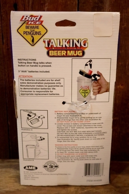 画像7: ct-251008-01 Budweiser 1997 Bud ICE TALKING BEER MUG