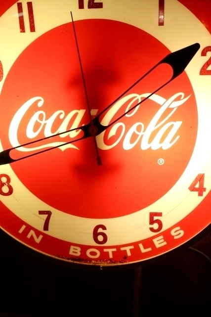 画像2: dp-260106-11 Coca-Cola / Dualite 1950's Lighted Sign Clock
