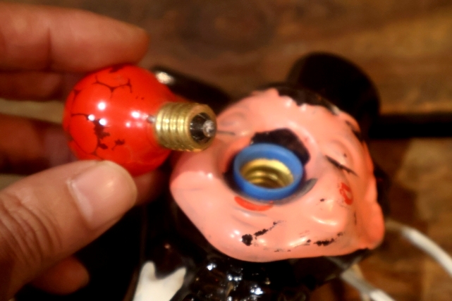 画像12: ct-251105-79 1950's-1960's Drunk Man Ceramic Light