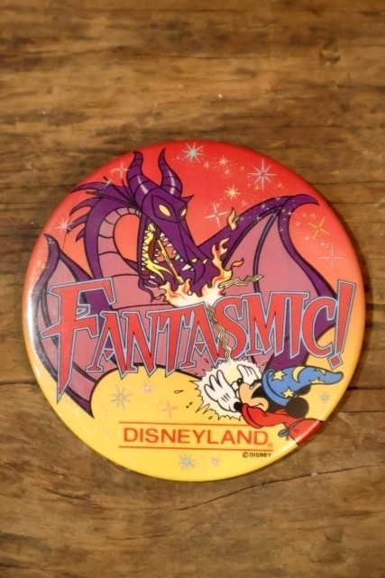 画像1: ct-250618-07 Disneyland Fantasmic! 1990's Pinback Button
