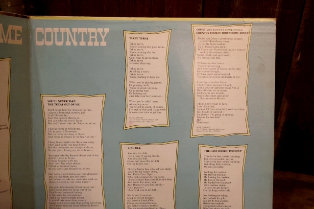 画像8: ct-251201-47 SESAME STREET 1981 SESAME COUNTRY LP Record