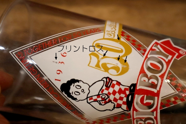 画像4: gs-260106-01  BIG BOY / 1986 50th Anniversary Glass