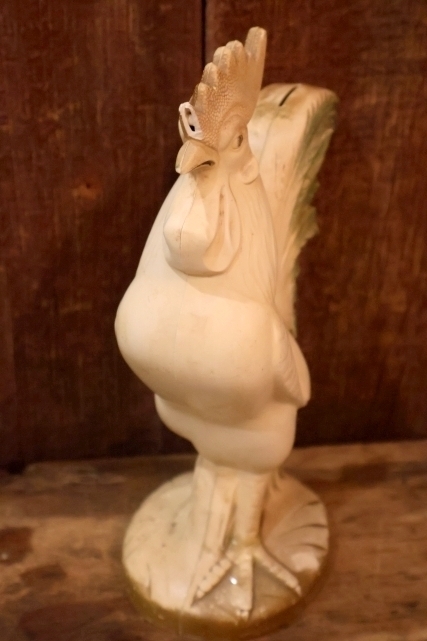 画像4: dp-160309-12 KNICKERBOCKER 1950's Rooster Plastic Coin Bank