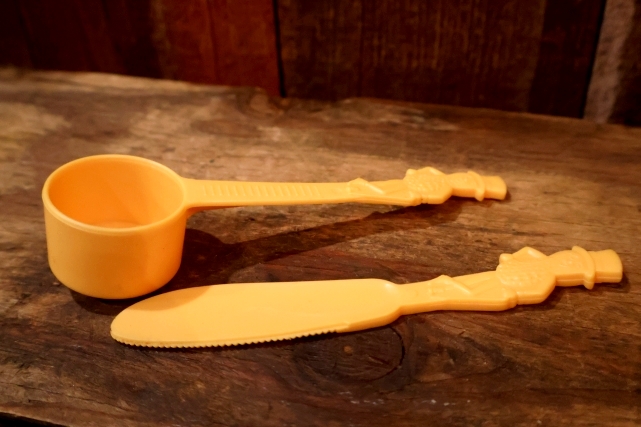 画像3: nt-250205-78 PLANTERS / MR.PEANUT 1990's Butter Knife &  Measuring Spoon
