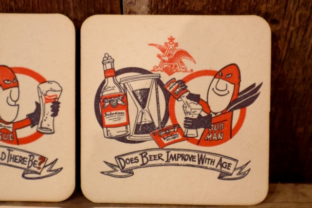 画像4: ct-200101-28 Budweiser / BUD MAN 1970's-1980's Coaster Set