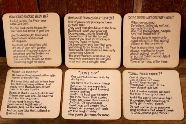 画像8: ct-200101-28 Budweiser / BUD MAN 1970's-1980's Coaster Set