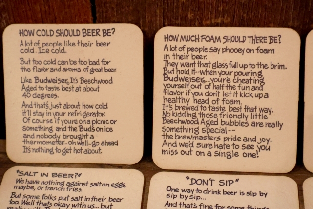 画像9: ct-200101-28 Budweiser / BUD MAN 1970's-1980's Coaster Set