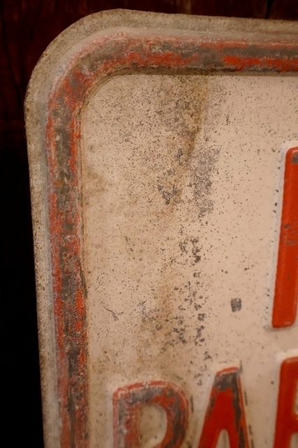 画像5: dp-260204-08 NO PARKING BETWEEN SIGNS → STEEL EMBOSSED STREET ROAD SIGN