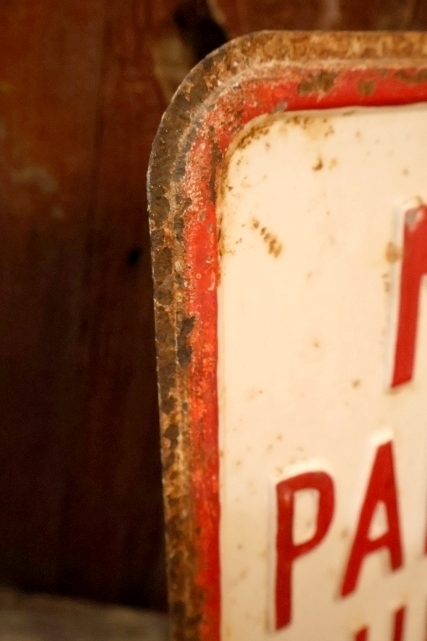 画像6: dp-260204-08 NO PARKING HERE TO CORNER STEEL EMBOSSED STREET ROAD SIGN