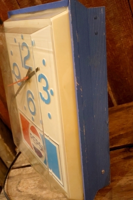 画像14: dp-260204-04 PEPSI 1970's-1980's Lighted Wall Clock