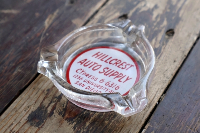 画像3: dp-260204-60 HILLCREST AUTO SUPPLY VINTAGE GLASS ASHTRAY