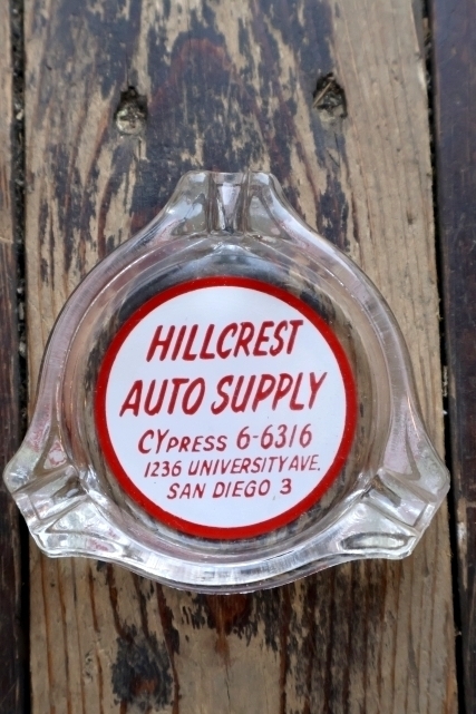 画像2: dp-260204-60 HILLCREST AUTO SUPPLY VINTAGE GLASS ASHTRAY