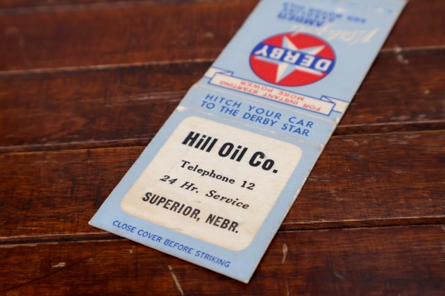 画像3: dp-260204-120 DERBY OIL 1940's-1950's MATCH BOOK