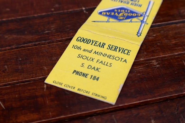 画像3: dp-260204-120 GOODYEAR TIRES 1940's-1950's MATCH BOOK