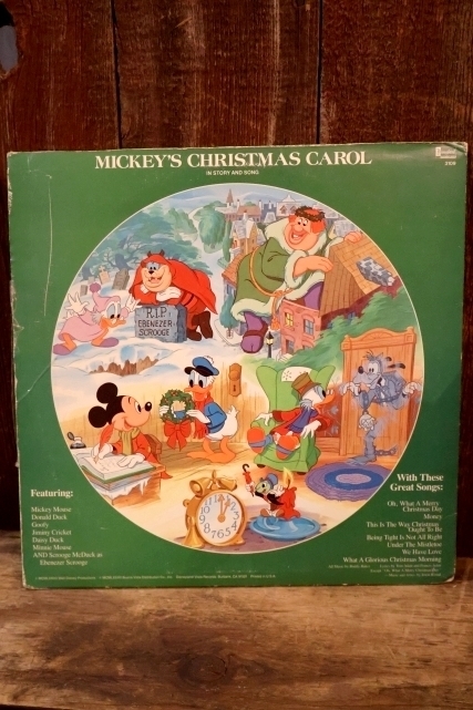 画像6: ct-251201-36 Walt Disney MICKEY'S CHRISTMAS CAROL 1982 LP Record
