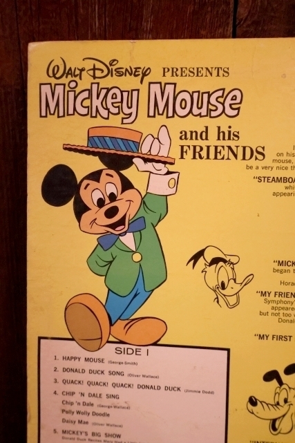 画像7: ct-251201-38 Walt Disney's Mickey Mouse and his FRIENDS 1968 LP Record