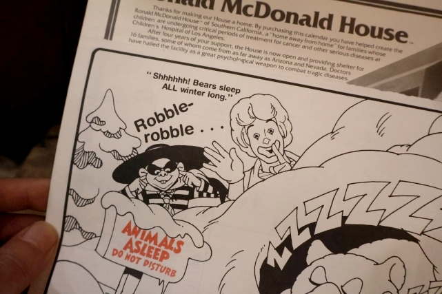 画像7: ct-260106-02 McDonald's 1981 Coloring Calendar