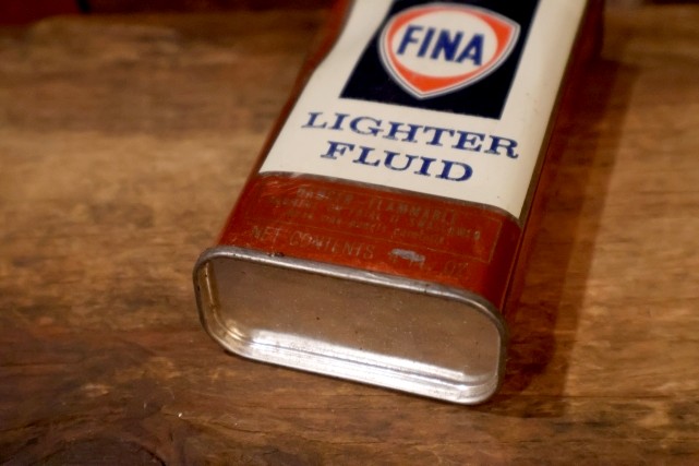 画像7: dp-260204-78 FINA LIGHTER FLUID 4 FL.OZ. CAN