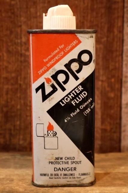 画像1: dp-251008-87 Zippo 1980's LIGHTER FLUID 4 1/2 FL.OZ. CAN