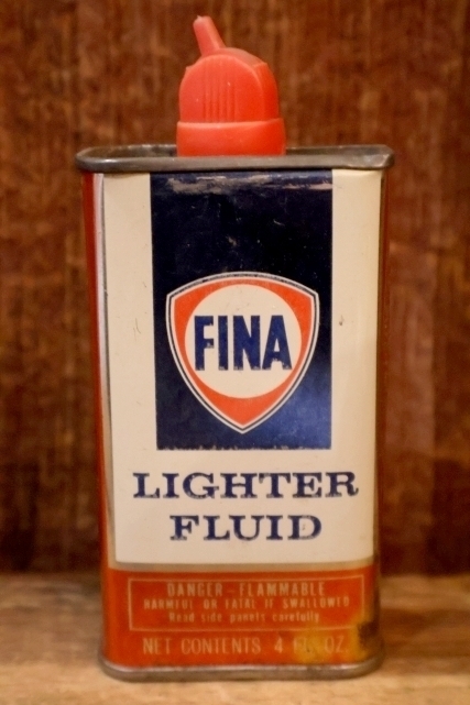 画像1: dp-260204-78 FINA LIGHTER FLUID 4 FL.OZ. CAN