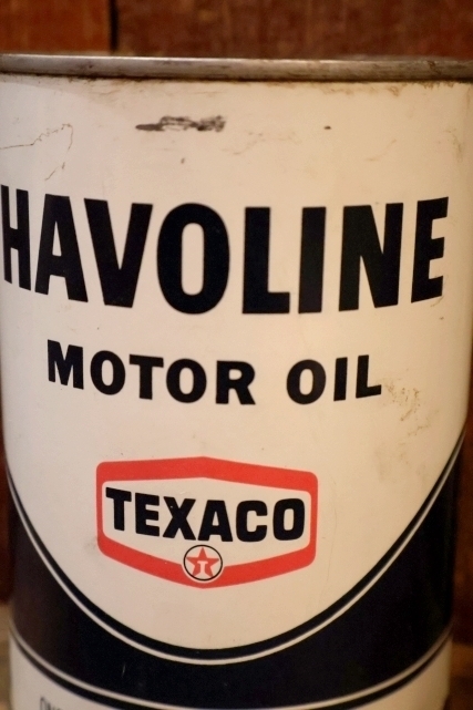 画像2: dp-260204-107 TEXACO HAVOLINE MOTOR OIL ONE U.S. QUART CAN