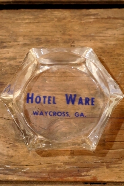 画像2: dp-260204-60 HOTEL WARE VINTAGE GLASS ASHTRAY