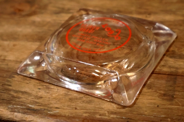 画像5: dp-260204-60 Leo's CAFE AND MOTEL VINTAGE GLASS ASHTRAY