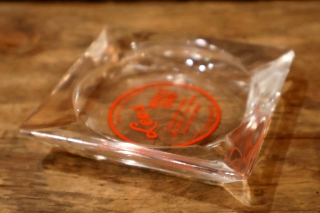 画像4: dp-260204-60 Leo's CAFE AND MOTEL VINTAGE GLASS ASHTRAY
