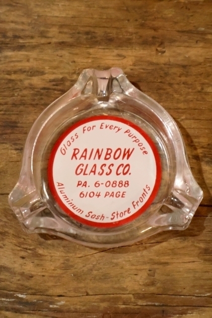 画像2: dp-260204-60 RAINBOW GLASS CO. VINTAGE GLASS ASHTRAY