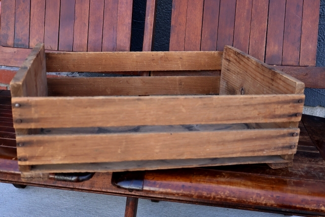 画像5: dp-260226-03 VALDORA PRODUCE CO., INC. Vintage Wood Crate Box