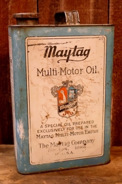 画像1: dp-260204-91 Maytag 1950's Multi-Motor Oil ONE U.S. GALLON CAN