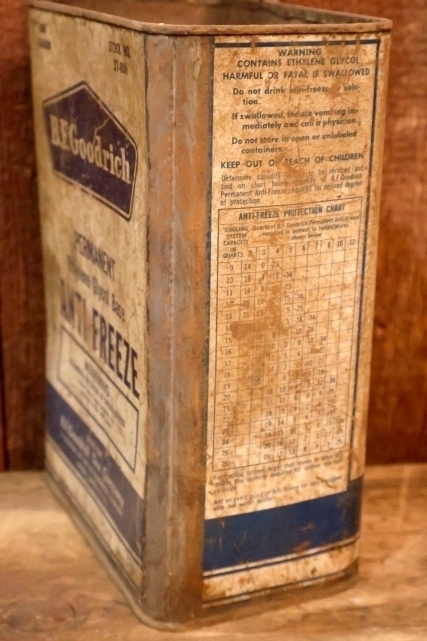 画像6: dp-260204-61 B.F.Goodrich PERMANENT ANTI-FREEZE U.S. ONE GALLON CAN